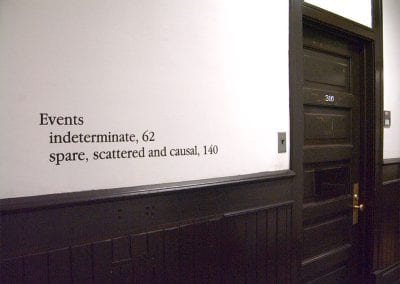 Instance the determination, text in Foster Hall. Photo by Maria Perkovic. (9 of 29)