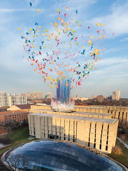 Cai Guo-Qiang<br />
A pyrotechnic artwork presented as part of UChicago’s commemoration of first nuclear reaction